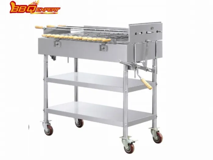 Луксозен кухненски електрически грил за барбекю Crypus Грил от неръждаема стомана за грил