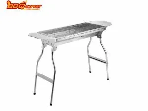 BBQEXPERT Голяма скара за барбекю на дървени въглища от неръждаема стомана Преносимо барбекю момичета за продажба